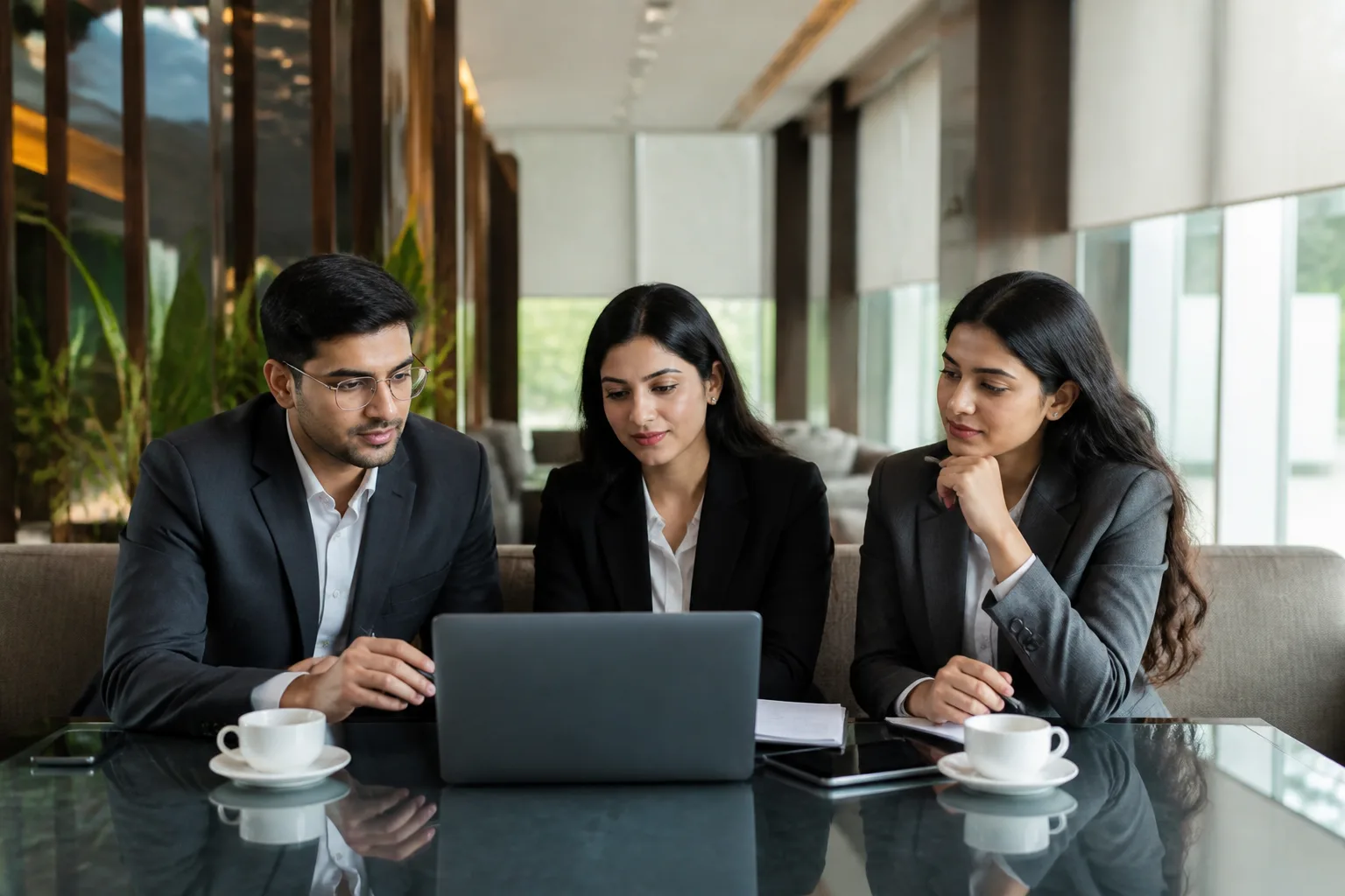 Marketing agency team at Lucknow Media Solutions in Lucknow