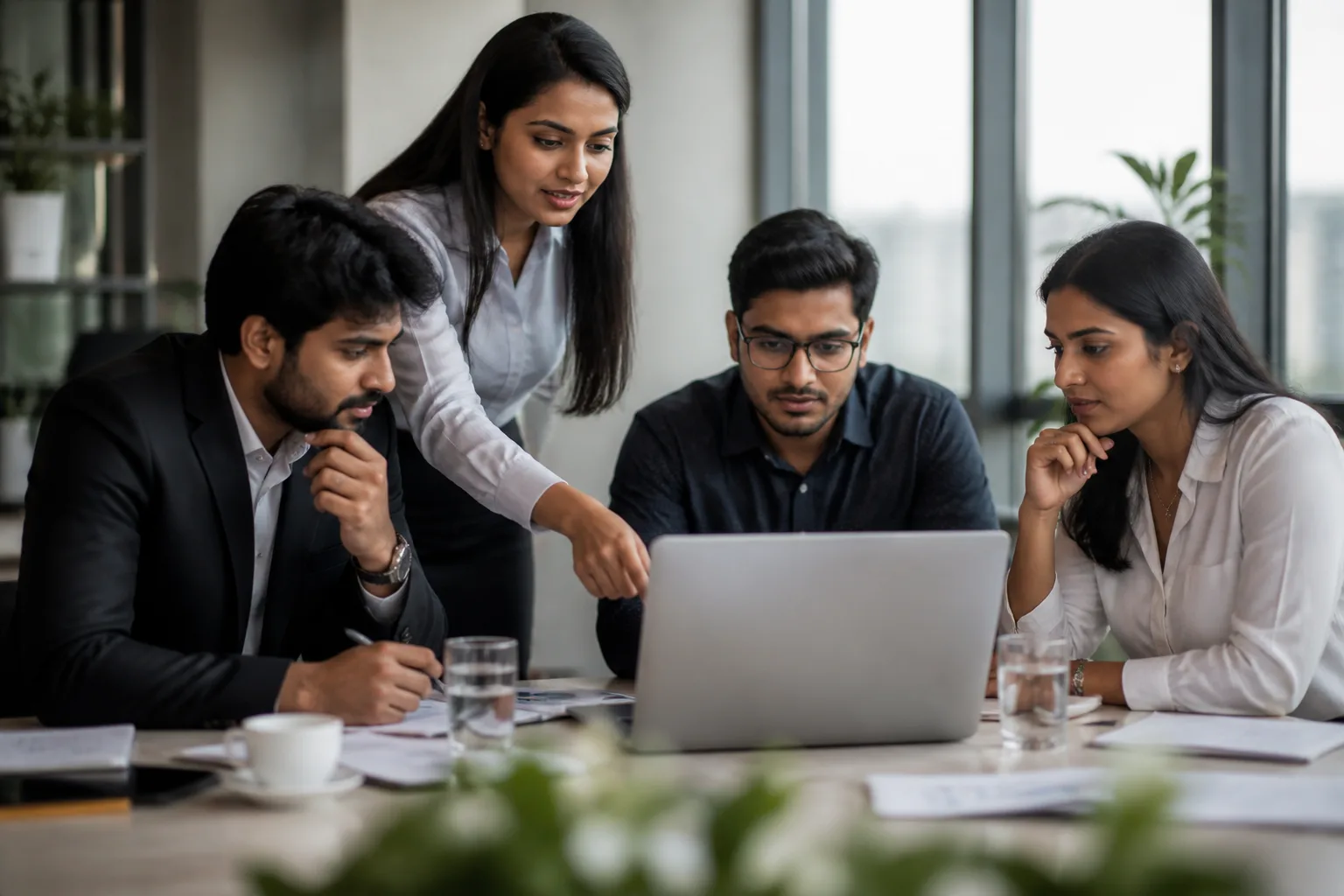 Marketing agency team at Lucknow Media Solutions in Lucknow